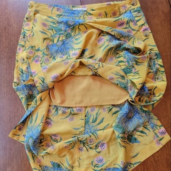 Like new! Madewell gorgeous silk skirt Sz M - Picture 4 of 5